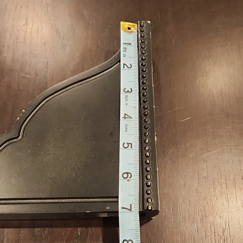 Pottery Barn Black Curved wooden shelf brackets